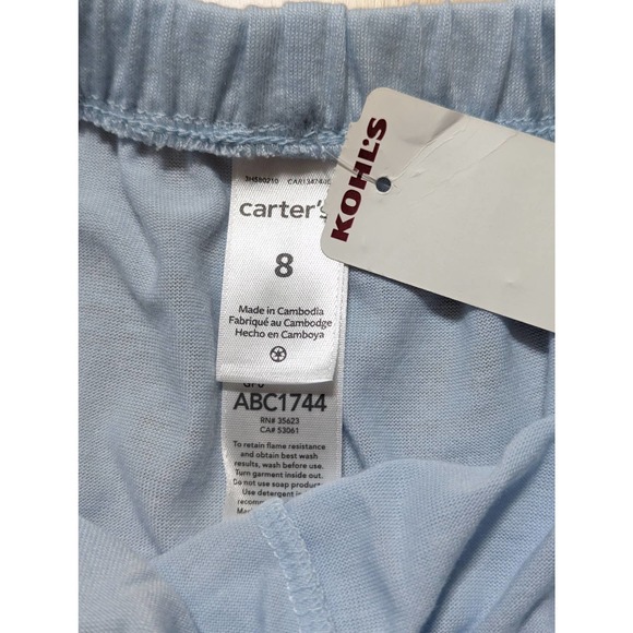 Champion Girls 2pc Blue Short & Logo Script Tee Set Size 6/8 - Picture 8 of 10